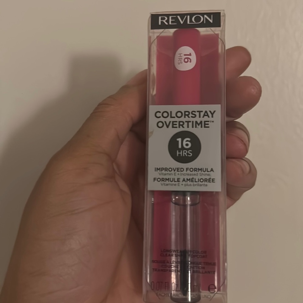 Revlon longwear lipcolor+clear shine topcoat